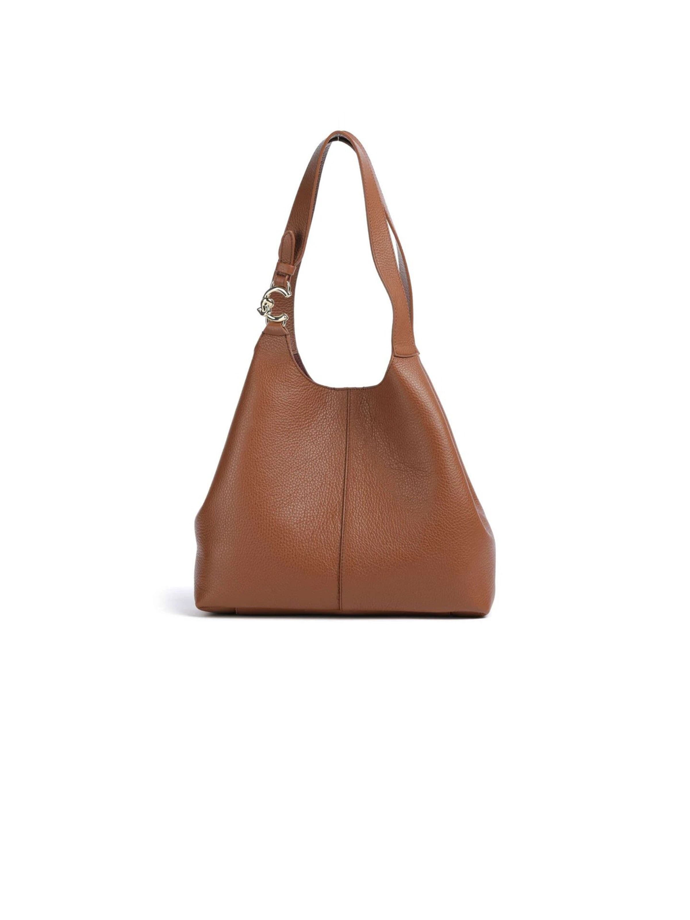Coccinelle - Bolso de hombro en marrón: frente