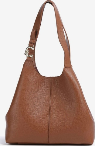 Coccinelle - Bolso de hombro en marrón: frente