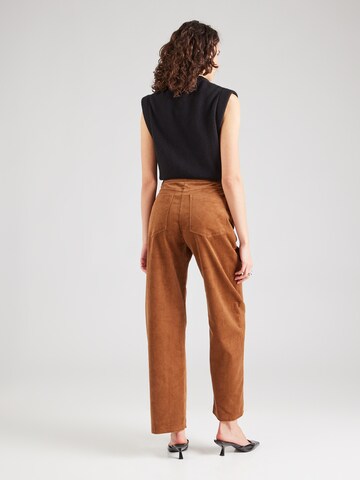 TOPSHOP Loose fit Trousers in Brown