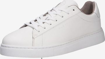 Sneaker bassa di bugatti in bianco: frontale