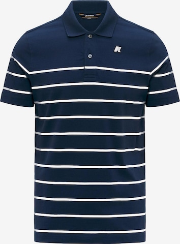 Maglietta 'K-WAY LAYO-FRENCH JERSEY YARN DYED POLO' di K-Way in blu: frontale