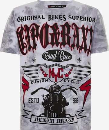 CIPO & BAXX Shirt in Grey: front