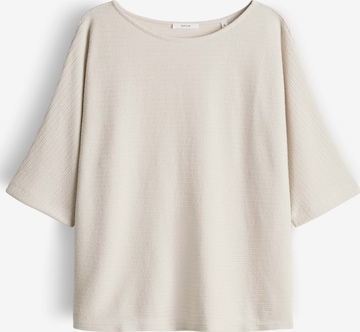 OPUS T-shirt 'Serifos' i brun: framsida