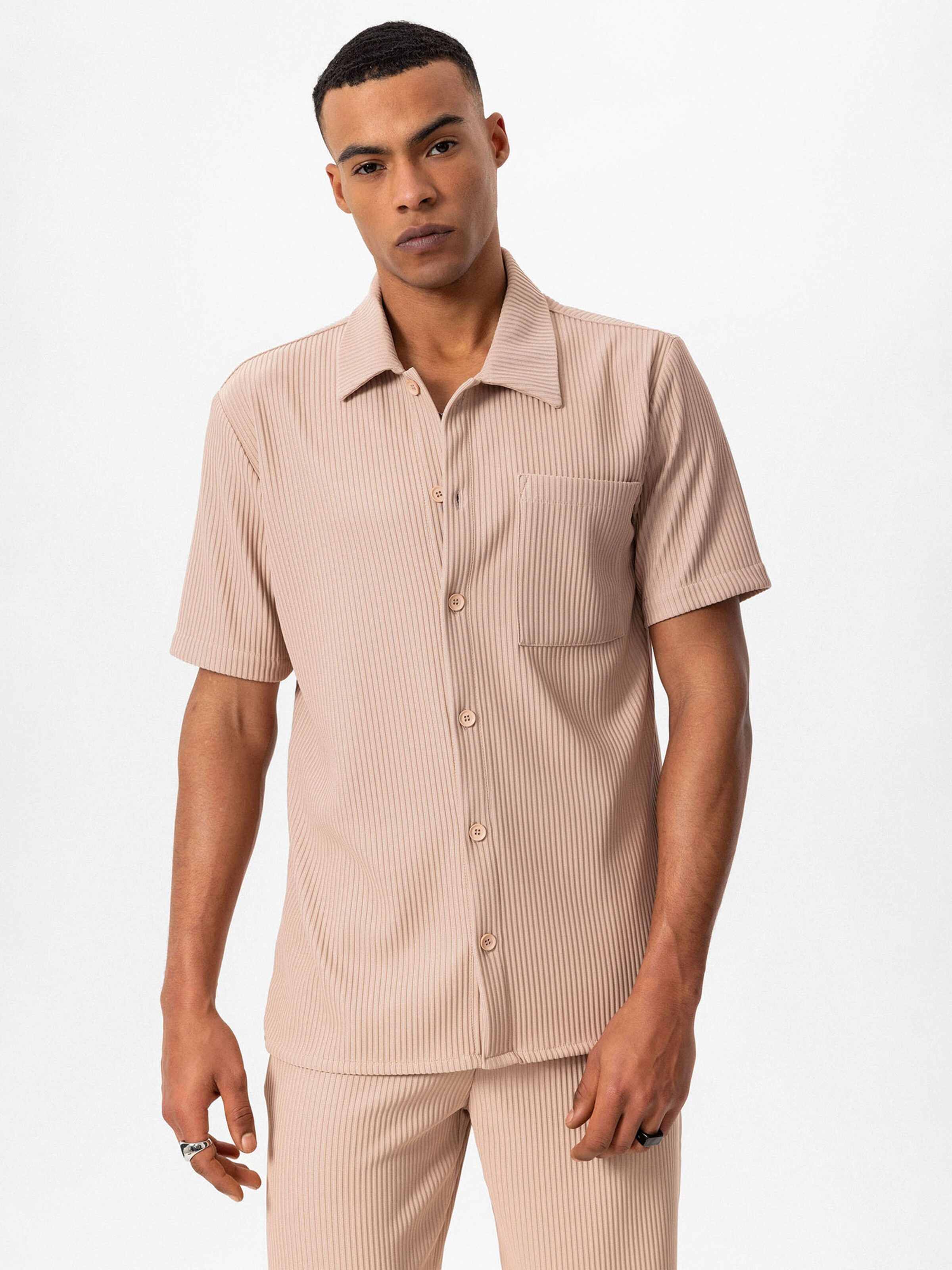 Antioch Rovný strih Košeľa - Béžová