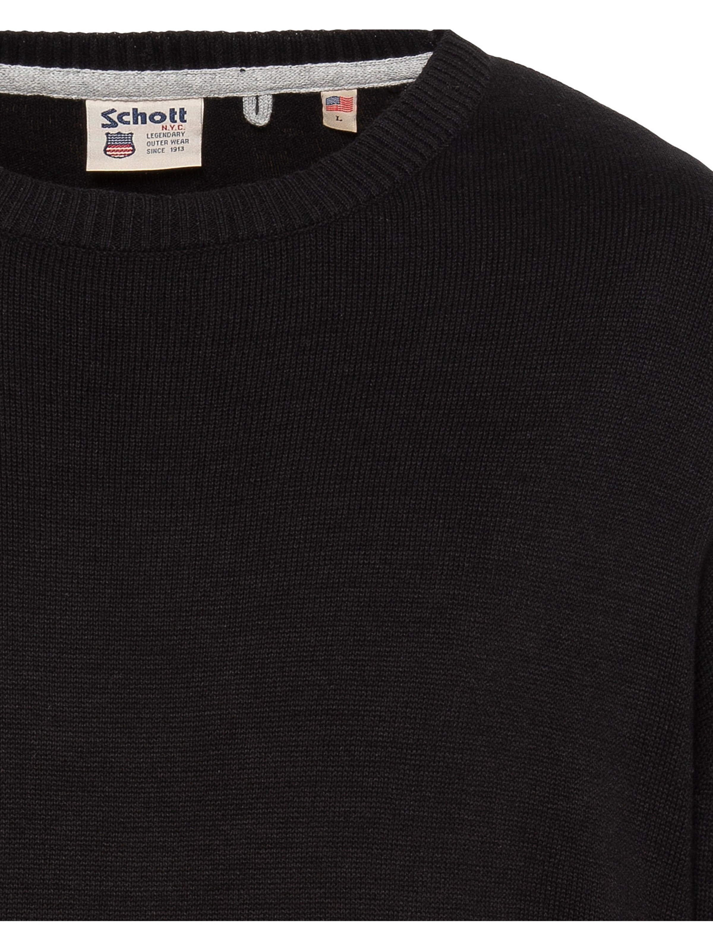 Schott NYC Sweater in Black
