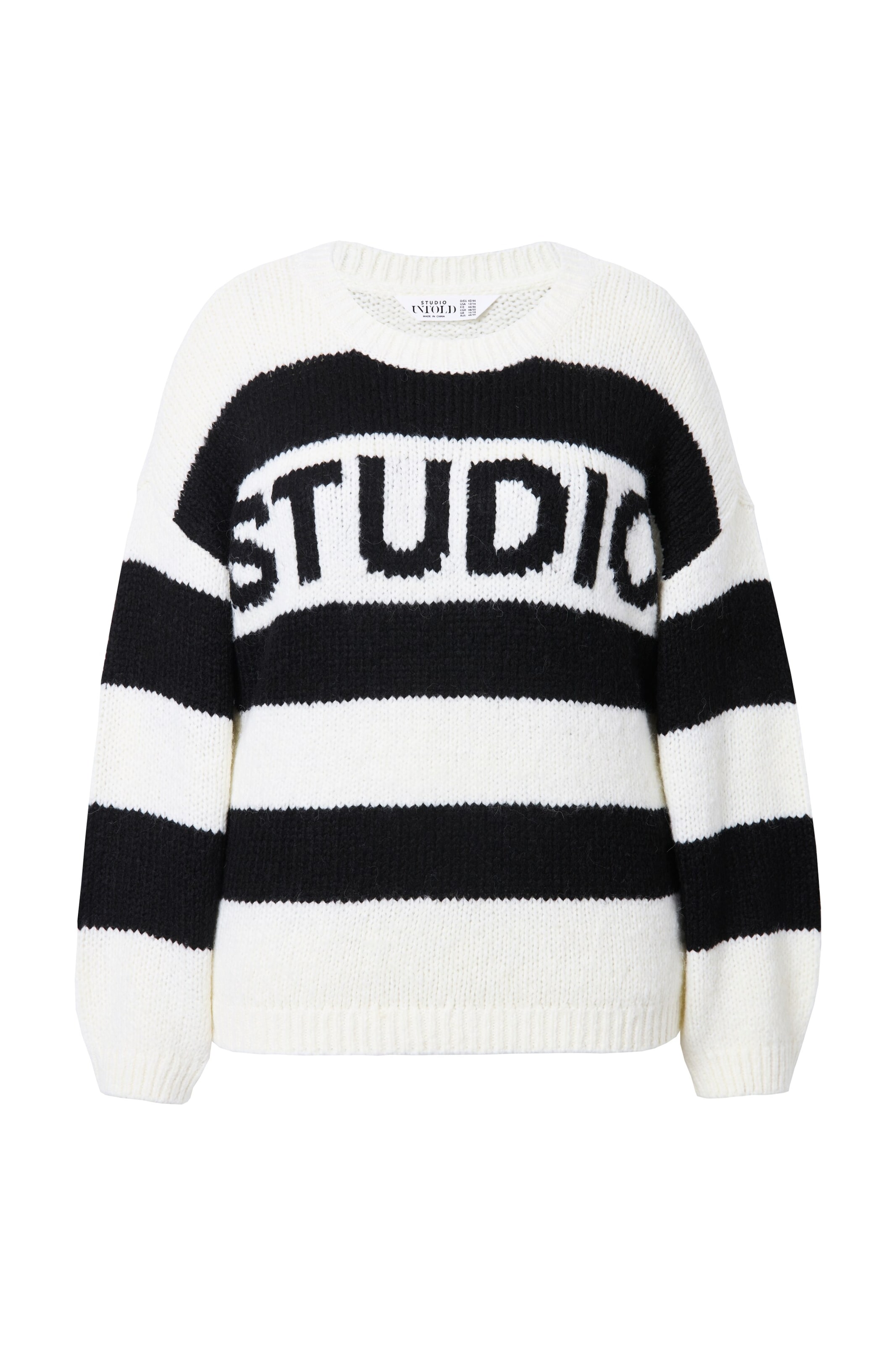 Studio Untold Pullover in Schwarz: Vorderseite