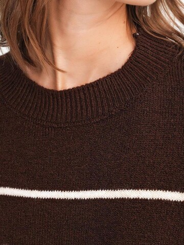 Pull-over oversize MixRay en marron