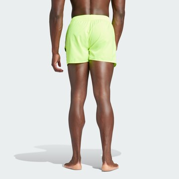 ADIDAS SPORTSWEAR Athletic Swim Trunks in Green