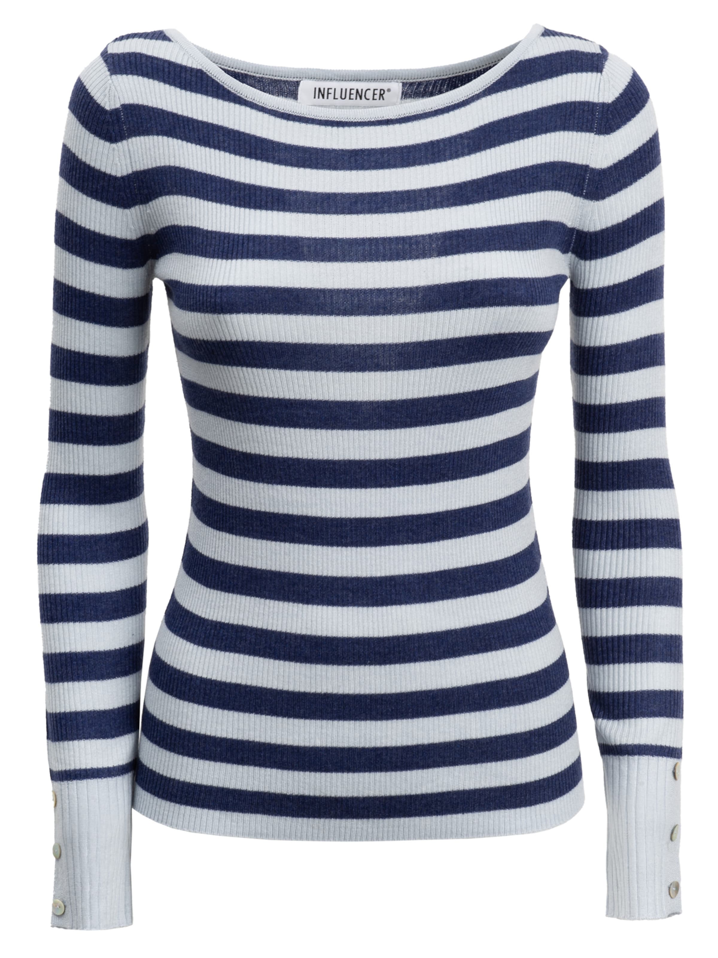 Influencer - Jersey en azul: frente