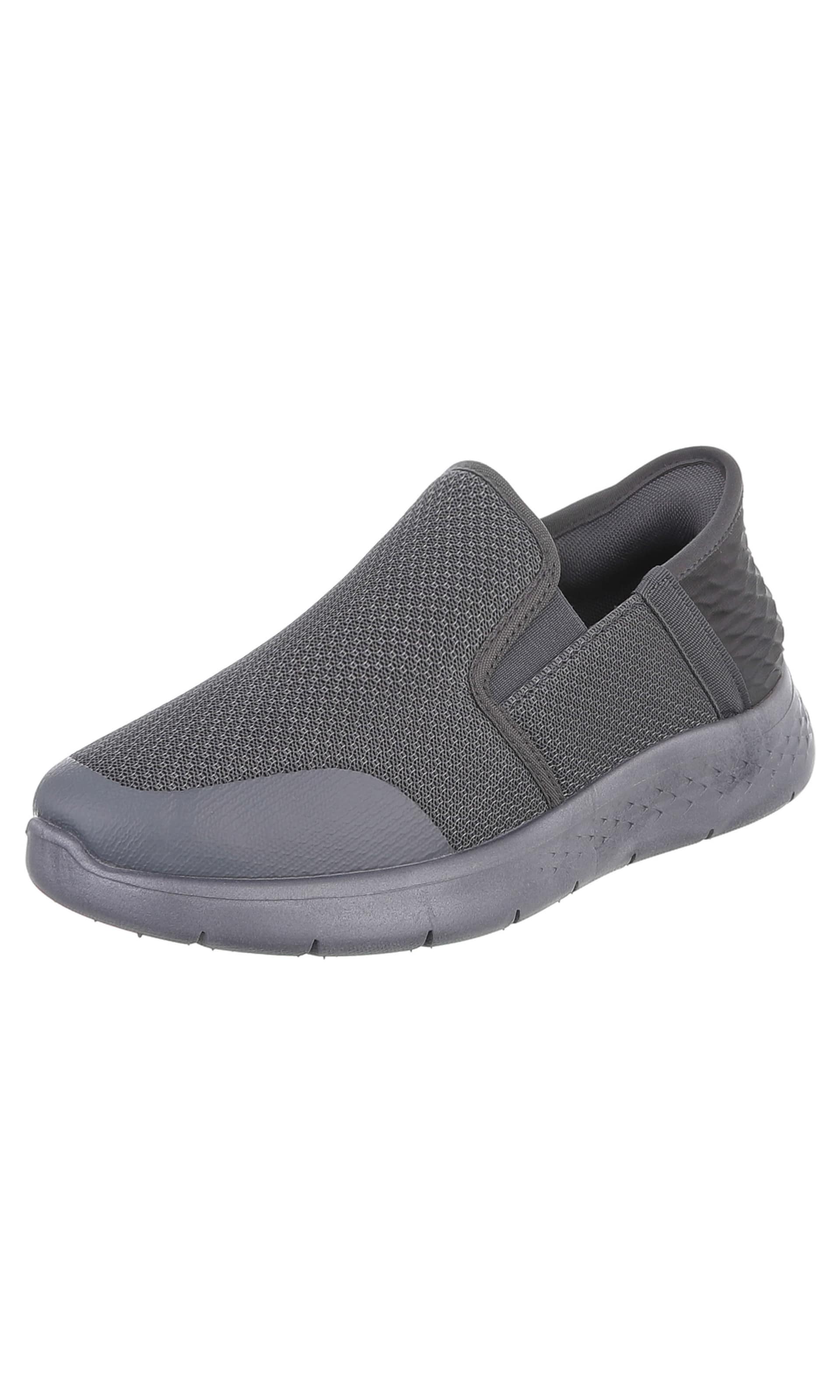 CoolWalk Slip-Ons in Grey: front