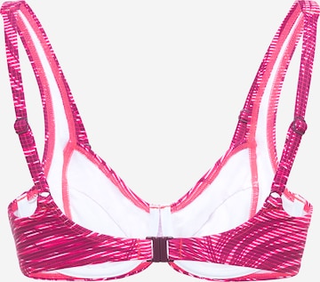 LASCANA ACTIVE Bralette Athletic Bikini Top in Pink