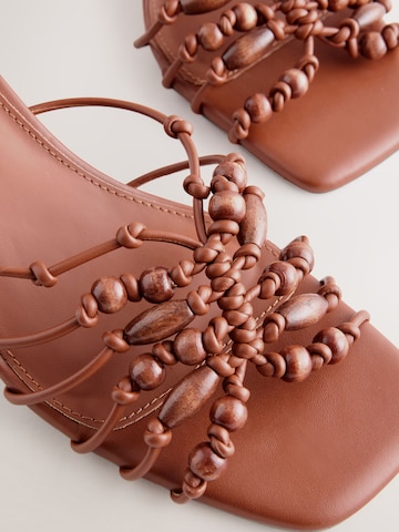 Next Sandalen met riem 'Forever Comfort' in Bruin