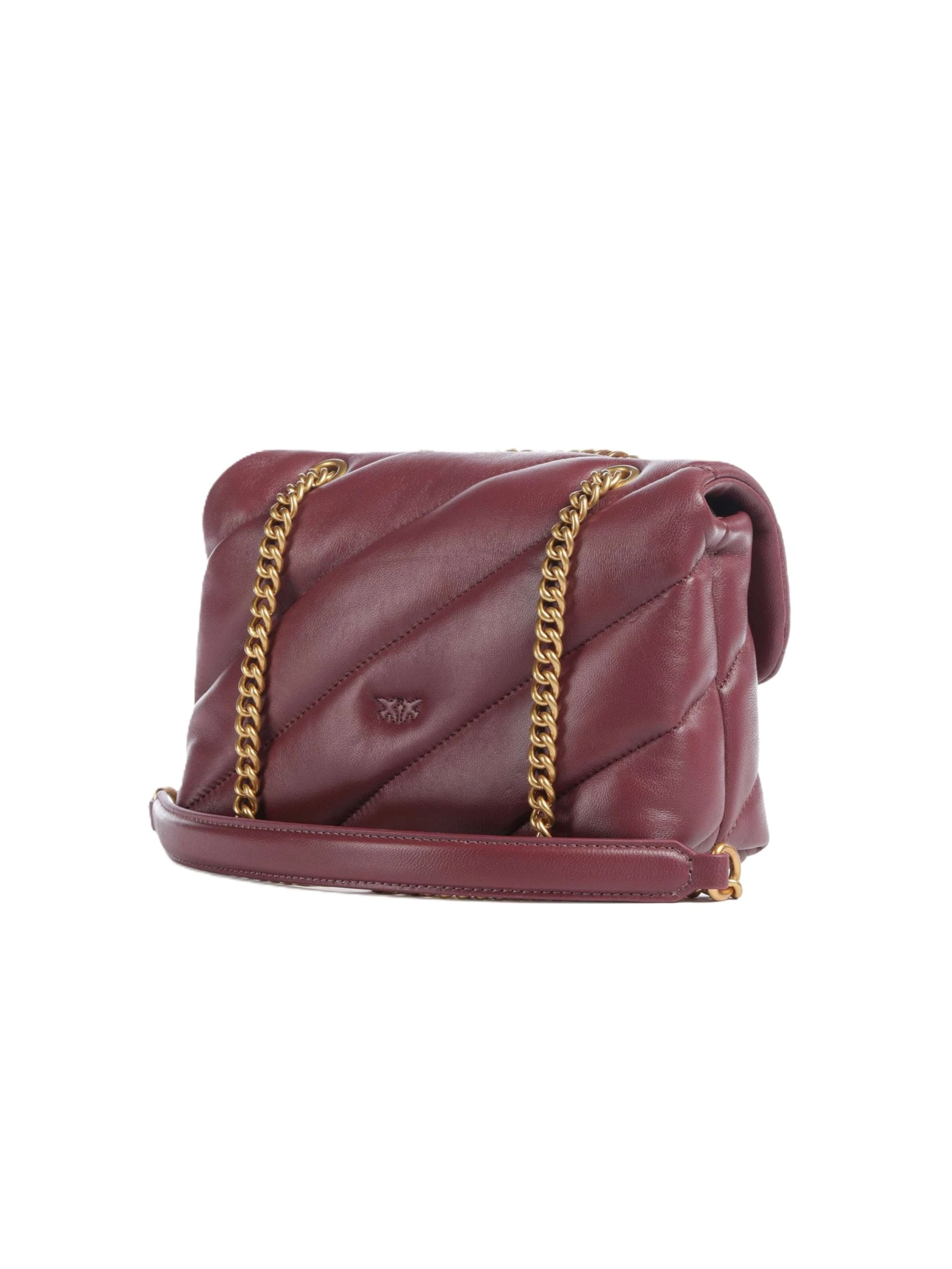 Borsa a spalla '100039 A0F2' di PINKO in rosso