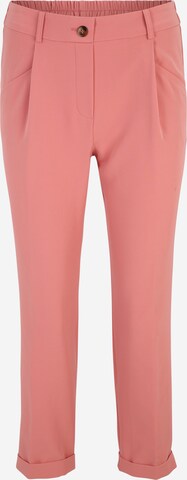 Dorothy Perkins Petite Regular Bandplooibroek in Roze: voorkant