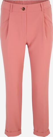 Dorothy Perkins Petite Regular Pleat-Front Pants in Pink: front