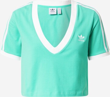 T-shirt ADIDAS ORIGINALS en vert : devant