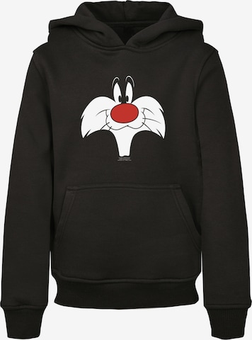 Pull-over 'Looney Tunes Sylvester Big Face' F4NT4STIC en noir : devant