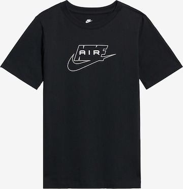 T-Shirt 'AIR' Nike Sportswear en noir : devant