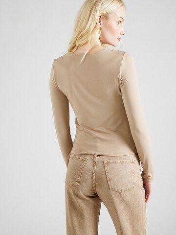 VERO MODA T-shirt 'CAROL' i beige