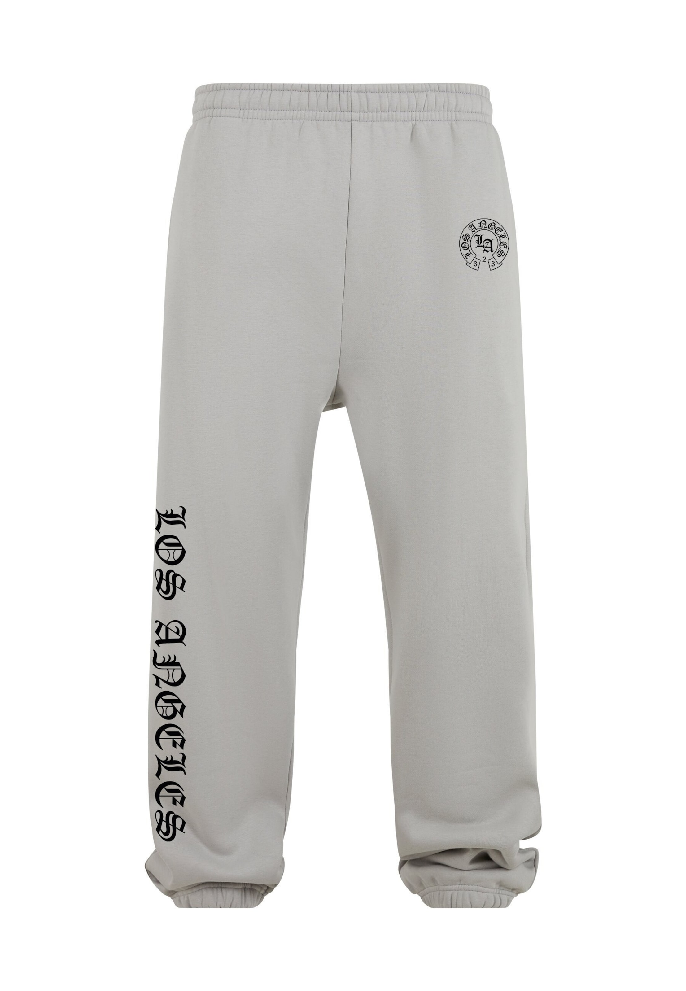 Effilé Pantalon 'LA Dynasty' Mister Tee en gris