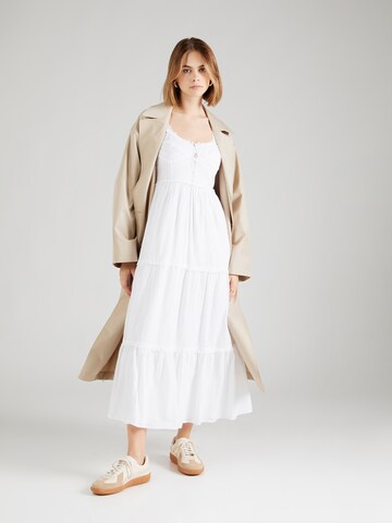 Robe 'Trim' Gina Tricot en blanc