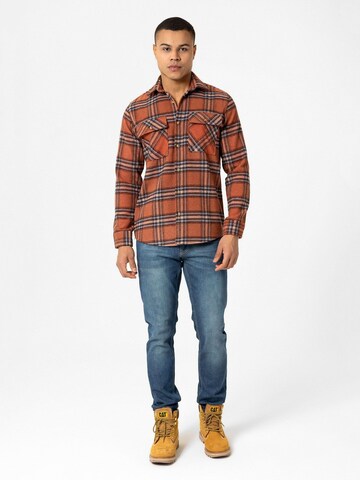 Coupe regular Chemise 'Salvatore' Williot en rouge
