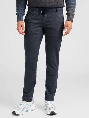 Regular Pantalon chino bugatti en bleu : devant