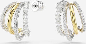 sidabrinė Swarovski Auskarai 'Hyperbola': priekis