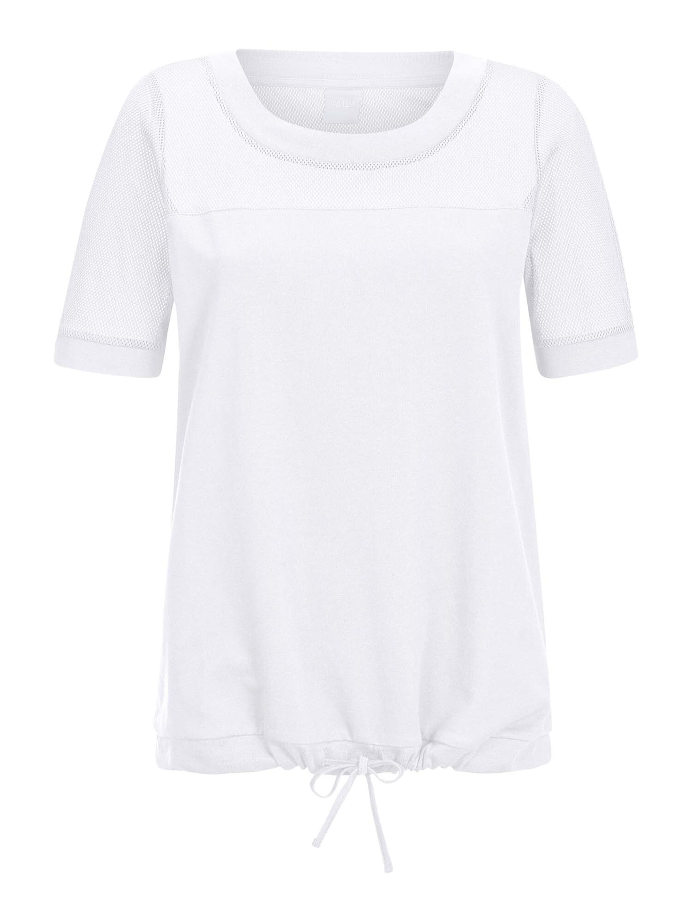 T-shirt MADELEINE en blanc : devant
