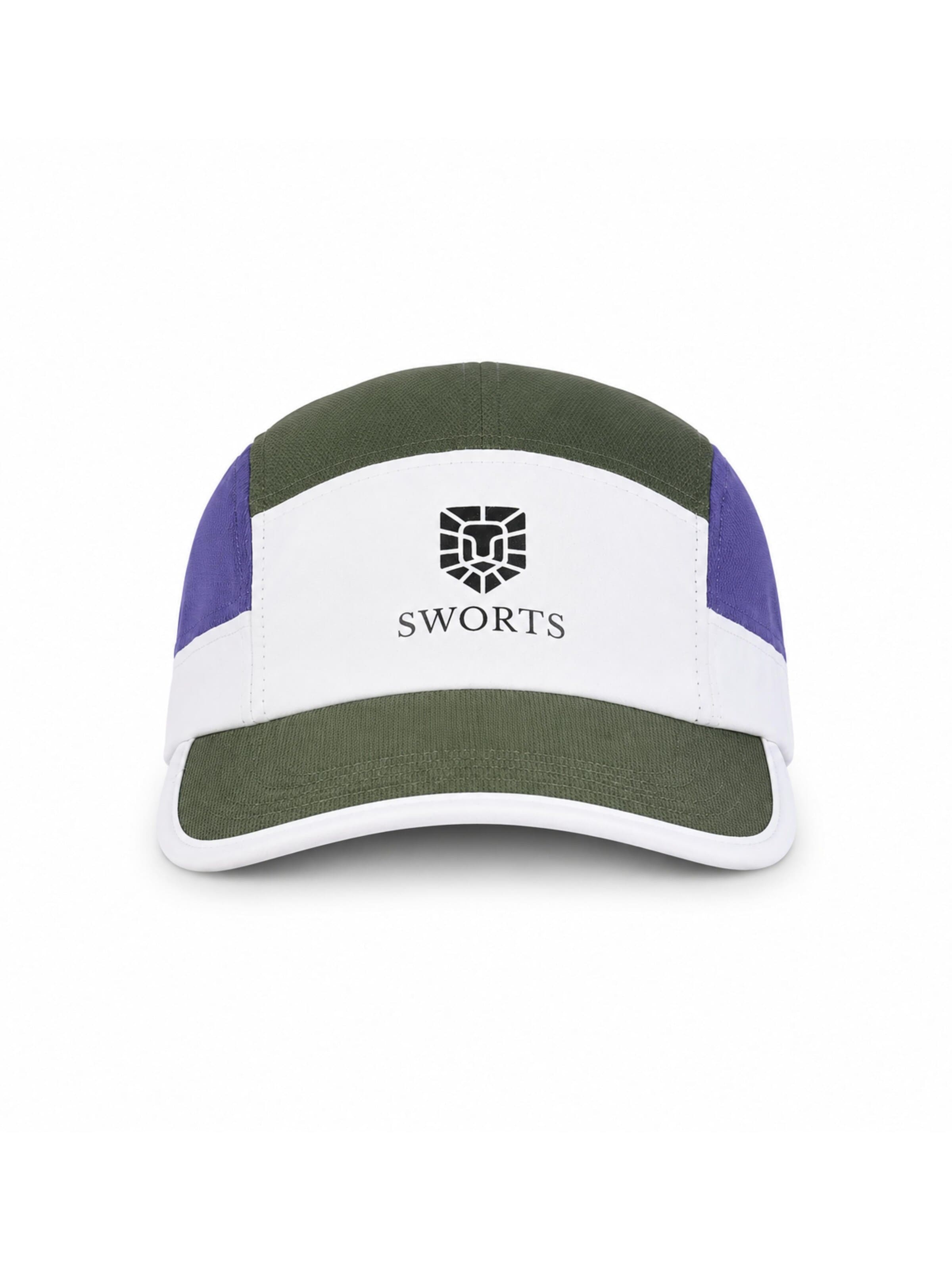 SWORTS Athletic Cap 'SURYA' in White: front
