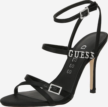 GUESS Strap Sandals 'EDELIA2' in Black: front