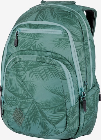 NitroBags Backpack in Green: front