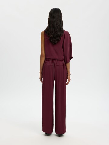 SELECTED Wide Leg Bukser i rød