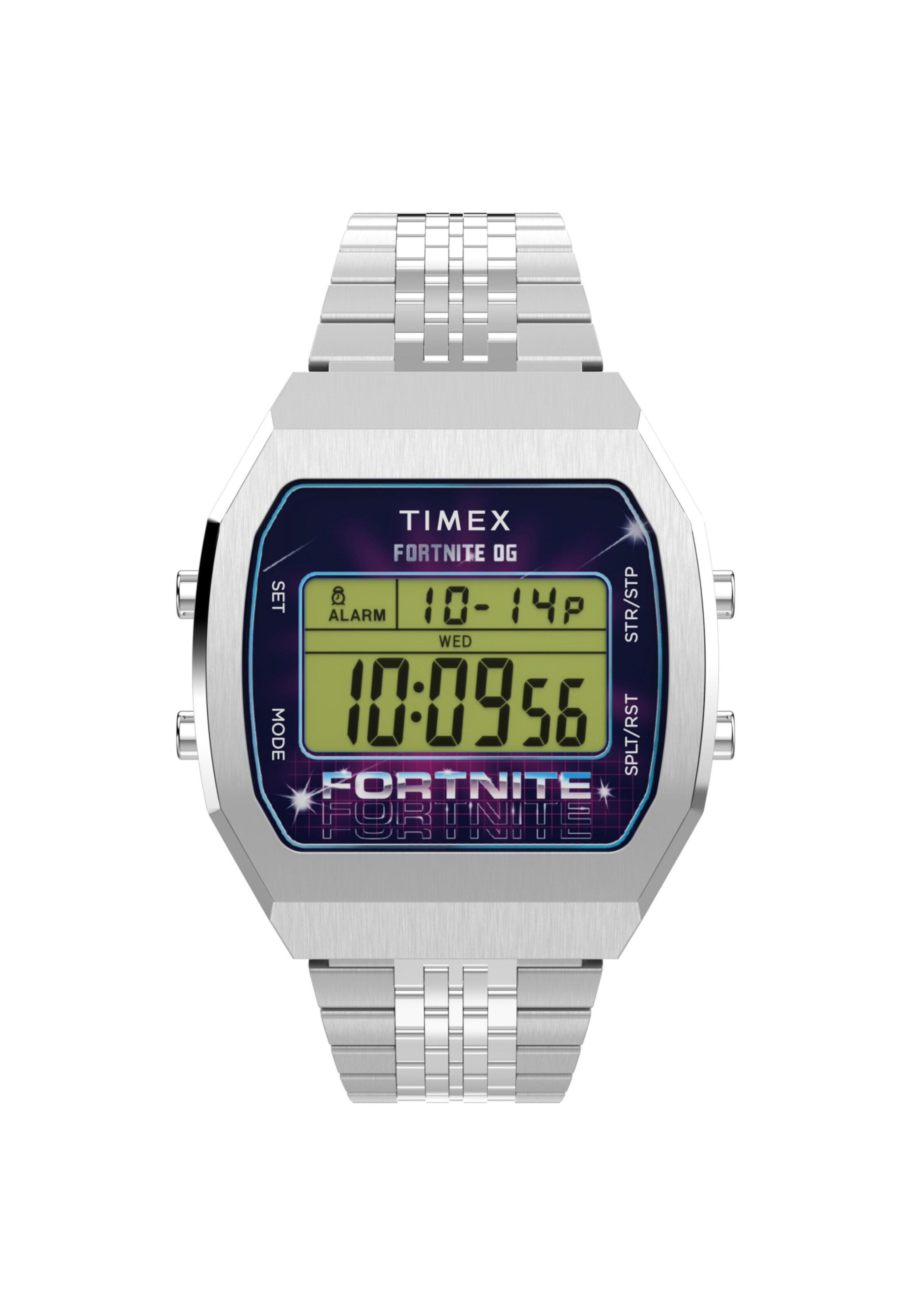 TIMEX Uhr ' Timex x Fortnite T80 ' in Silber: Vorderseite