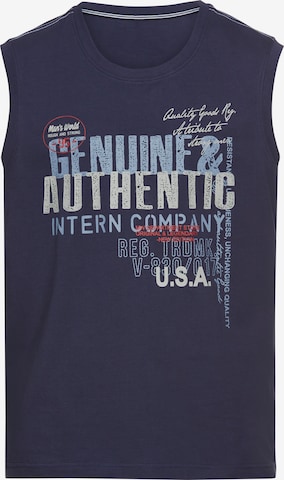 Man's World Shirt in Blue: front