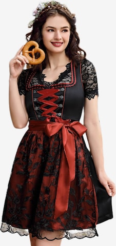 Yesfashion Dirndl in Black: front