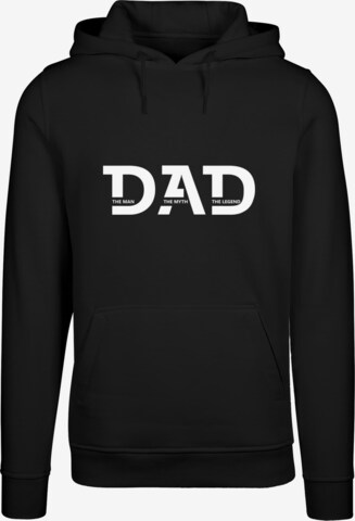 Sweat-shirt 'Fathers Day' Merchcode en noir : devant