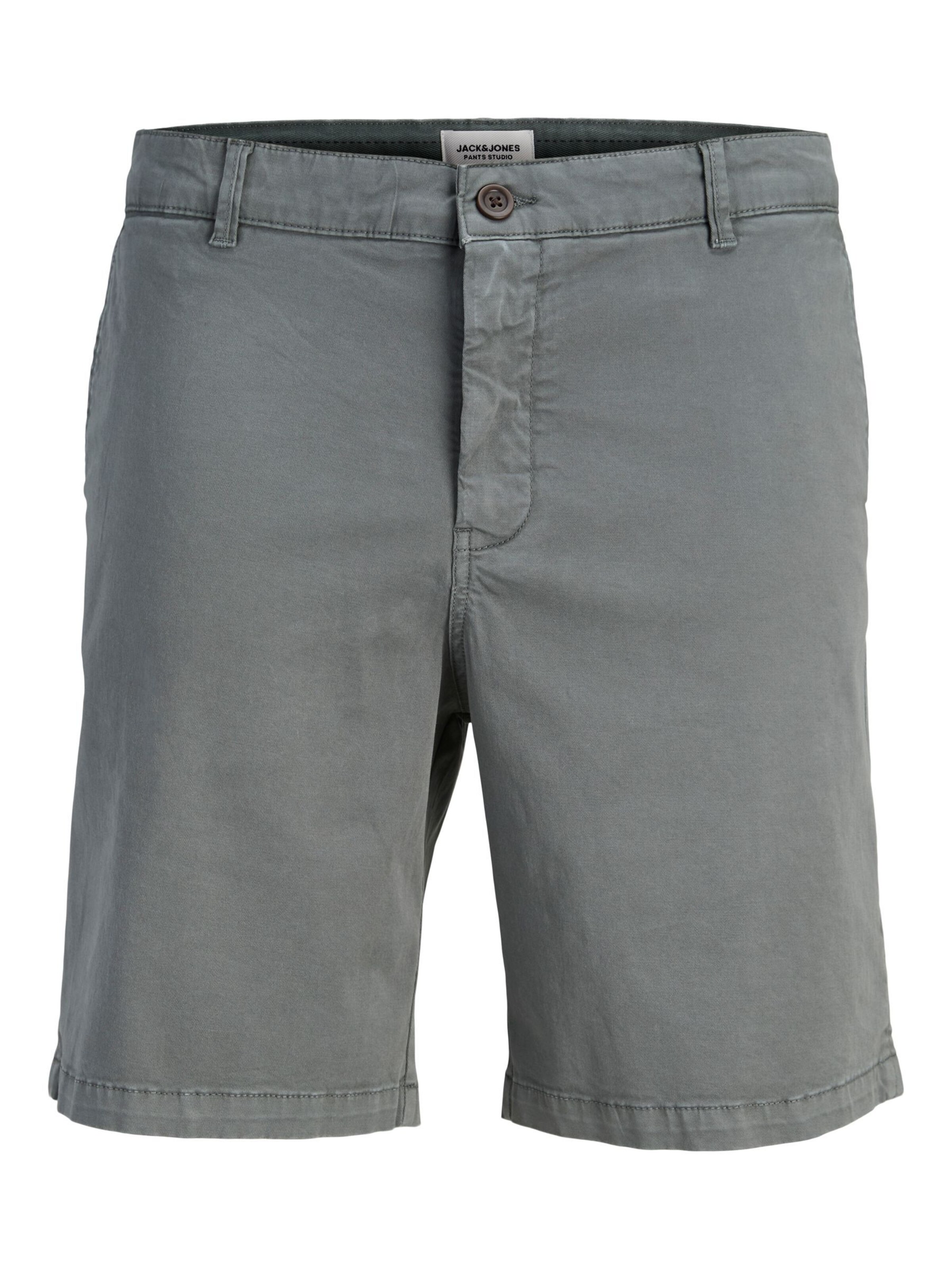 JACK & JONES - Pantalón chino en gris: frente