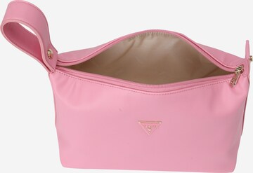 GUESS Kozmetična torbica | roza barva