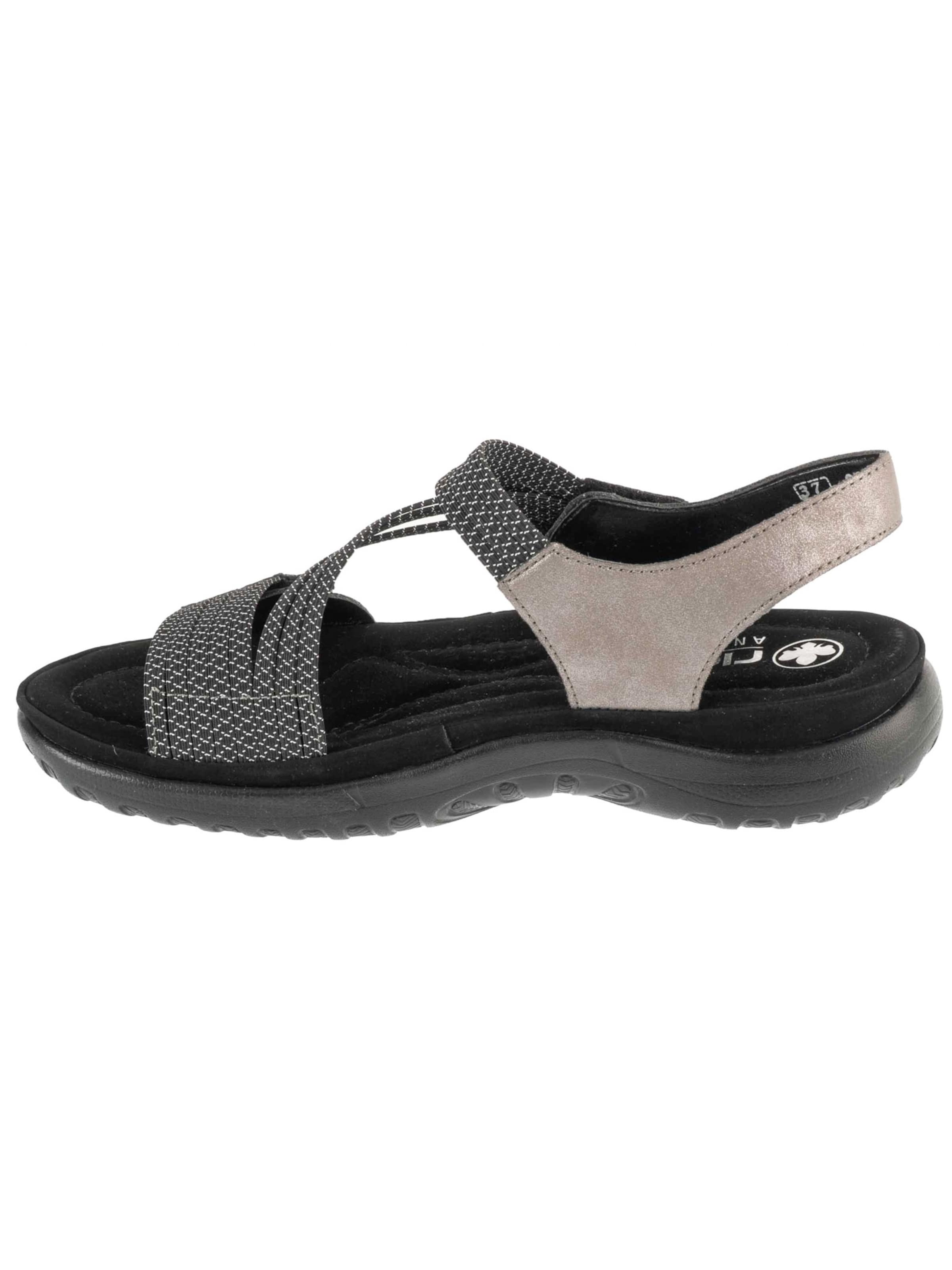 Rieker Sandale 'Rieker Sandals 64870'‌‌‌‌‌ in Grau: Vorderseite