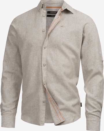 INDICODE JEANS Hemd 'Theon' in Grün: Vorderseite