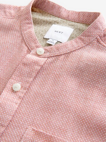 Next Regular fit Button Up Shirt in Pink