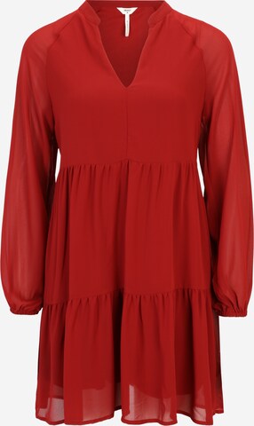 OBJECT Petite Jurk 'MILA' in Rood: voorkant