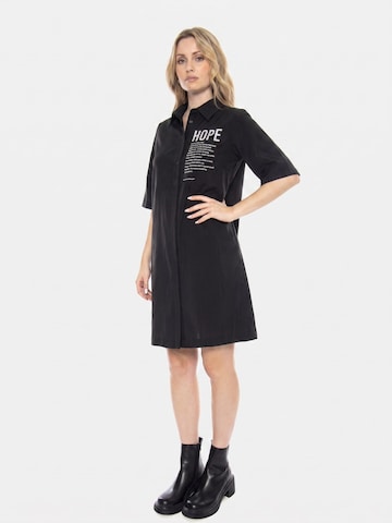 minimum Jurk 'Rey Dress Black -- Women's Black Dress' in Zwart: voorkant