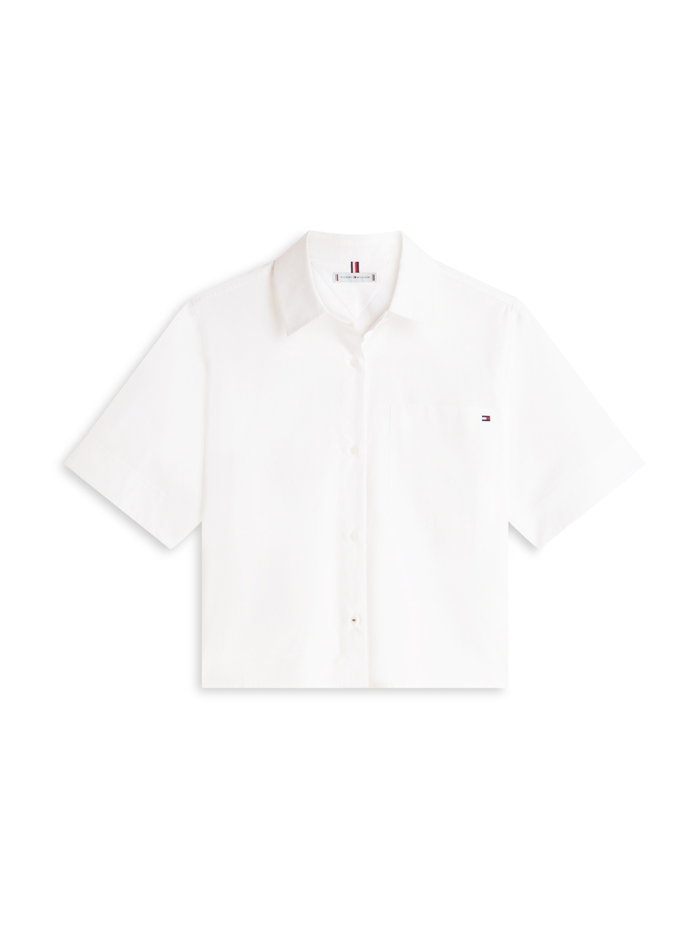 TOMMY HILFIGER Blouse 'ESS' in Wit: voorkant