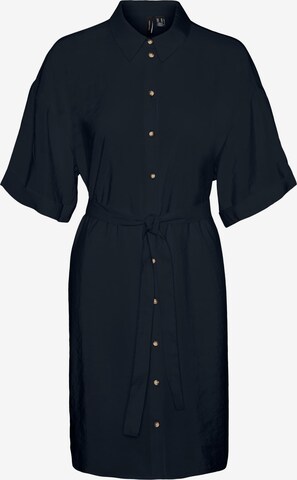 VERO MODA - Vestido camisero 'Queeny' en negro: frente