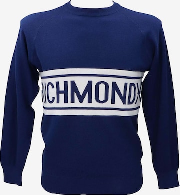 John Richmond Sweatshirt 'Casiop' in Blauw: voorkant