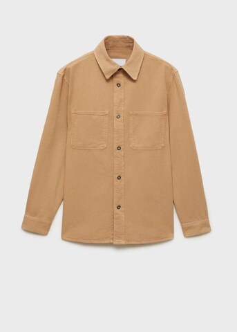 MANGO MAN Regular Fit Hemd 'Jay' in Beige