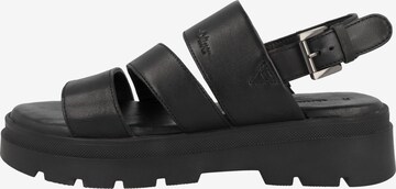 s.Oliver Sandals in Black