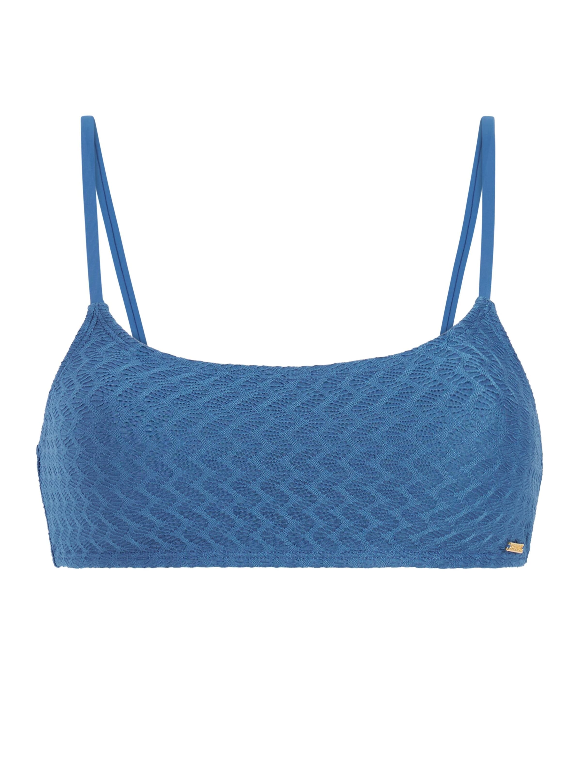 PROTEST Bustier Bikinitop 'MIXElifi'‌‌‌‌‌‌ in Blau: Vorderseite